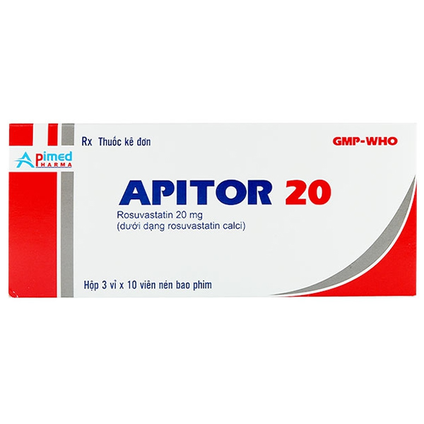 Apitor 20 điều trị rối loạn lipid máu